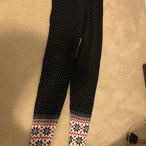 NEVER WORN ! sweater material leggings!